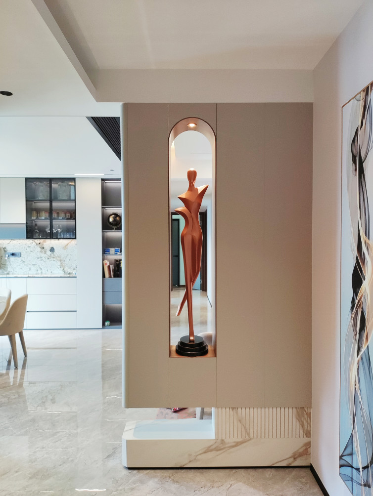 Latest company case about Faniao Guangzhou 200㎡ Luxury Home Cabinets Presentation