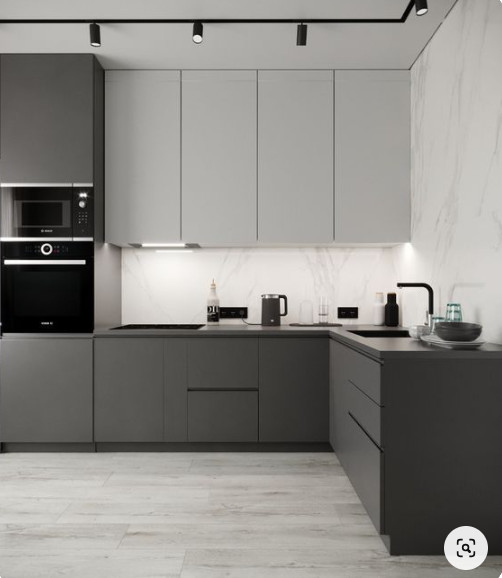 Latest company case about Pure Color Modern Home Cabinet Design