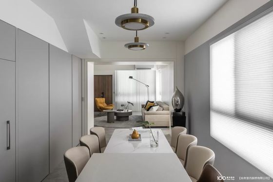 L Shaped Modern Gray Kitchen Cabinets Customized EB Kitchen Set