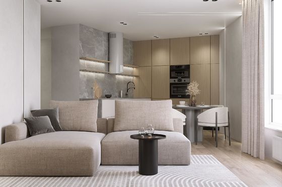 Custom Modern Wood Kitchen Cabinets Bespoke L Shaped Kitchen System