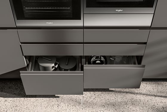 Customized PET Kitchen Cabinets Modern Gray Kitchen Cabinet With Winecase
