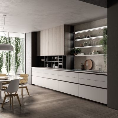 Luxury Lacquer Kitchen Cabinet Modern White Kitchen Cabinets Customized