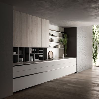 Luxury Lacquer Kitchen Cabinet Modern White Kitchen Cabinets Customized