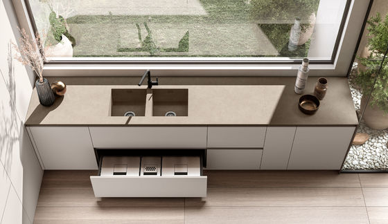 Tailored Modern Kitchen Cabinet White Lacquer Kitchen Set And TV Cabinet Customized