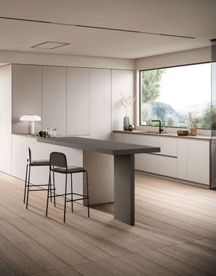 Tailored Modern Kitchen Cabinet White Lacquer Kitchen Set And TV Cabinet Customized
