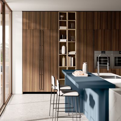 Customized Classic Wood Kitchen Cabinets Storage Solutions With White Cabinet