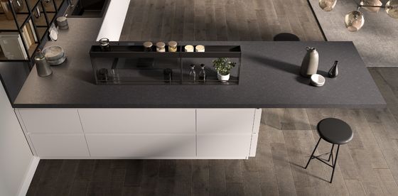 Custom EB Board Kitchen Cabinet Modern Kitchen Set With Dining Table Spice Rack