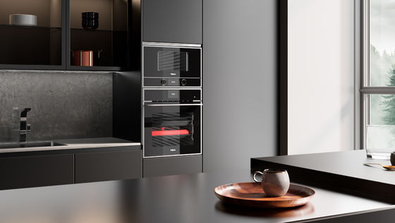 Modern Industrial Style Kitchen Cabinets Tailored Melamine Grey Kitchen System