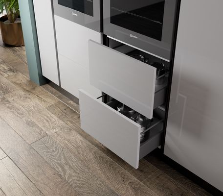 Customized L Shaped Kitchen Cabinets Industrial Style Tailored Kitchen Set