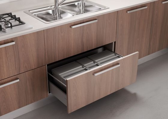 Wood Veneer Melamine White Kitchen Cabinets Tailored Melamine Kitchen Set