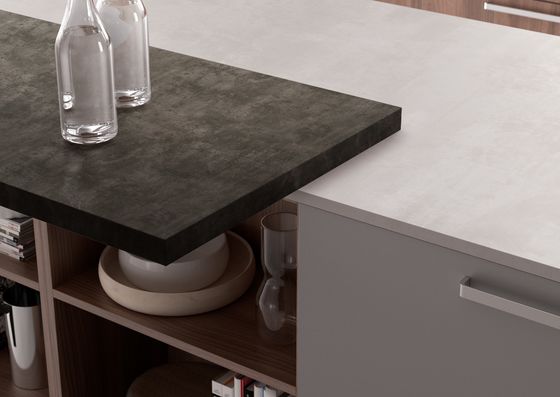 Wood Veneer Melamine White Kitchen Cabinets Tailored Melamine Kitchen Set