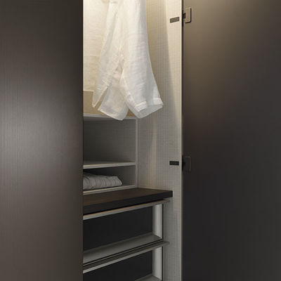 Bedroom Wooden Closet Wardrobe Environmental Friendly Material