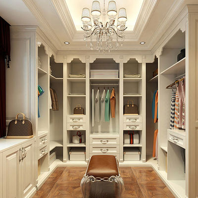 luxury design wooden modern bedroom wardrobe