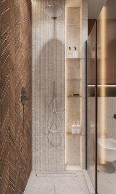 Black And Orange Customized Bathroom L Shaped Bathroom Cabinet ISO9001