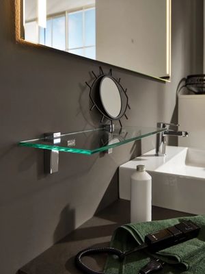 Customized White Lacquer Bathroom Vanity Modern Floating Storage Cabinet
