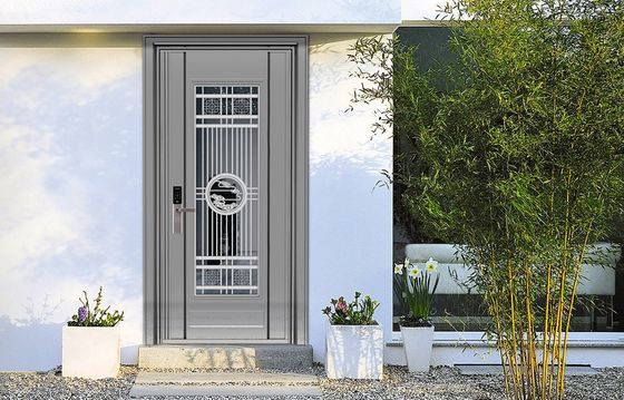 Modern Steel Fireproof Door Single Open Minimalist Interior Door