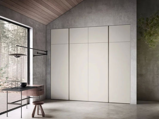Custom White Wardrobe Personalized PET Built-in Wardrobe Closet