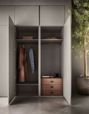 Custom White Wardrobe Personalized PET Built-in Wardrobe Closet