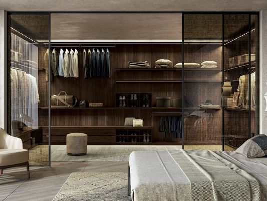 Modern Custom Walk In Wardrobe Design Customized For Bedroom