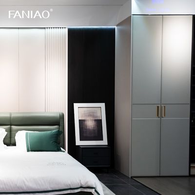 Modern Minimalist Customized Wardrobe Closet PET Bedroom Wardrobe Closet