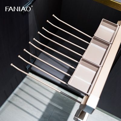 Modern Walk In Closet Furniture Custom Design With Wood Veneer Finished Doors