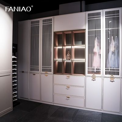 Bedroom Cream Tailored Wardrobe Romantic French Style For With Pull Out Mirror