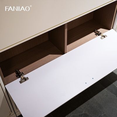 Bedroom Cream Tailored Wardrobe Romantic French Style For With Pull Out Mirror
