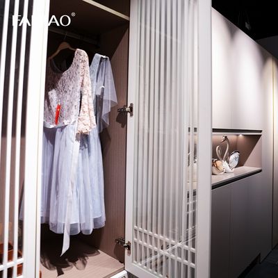 Bedroom Cream Tailored Wardrobe Romantic French Style For With Pull Out Mirror