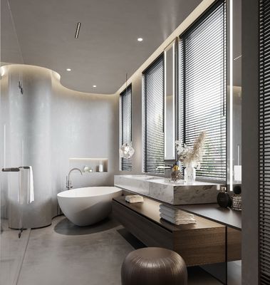 Modern Wood Grain Whole House Design Light Grey Home Furniture Design