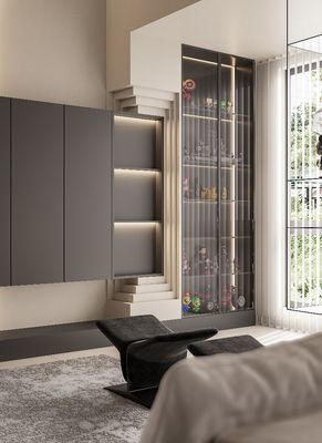 Customized Full House Design Modern Home Furniture Kitchen Cabinet Living Room Design