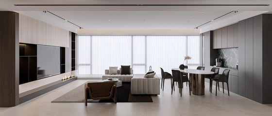 Grey And Black Whole House Design Wood Grain Modern Home Design Customized
