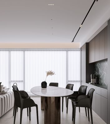 Grey And Black Whole House Design Wood Grain Modern Home Design Customized