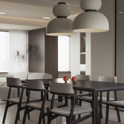 Creamy Whole House Design Contemporary Beige Home Furniture Kitchen Cabinet Design