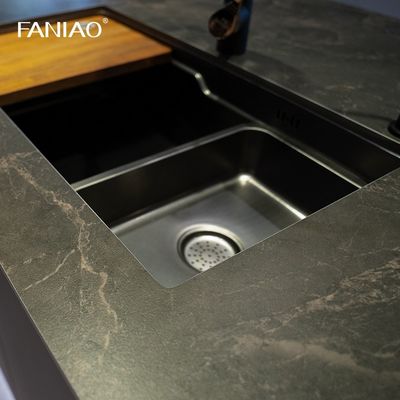 Customized Lacquer Kitchen Cabinet With PVC Door Panels Bespoke Kitchen System
