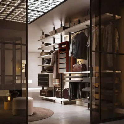 Cheap Modern Design Furniture Walk-in Large Wardrobe Storage Closet