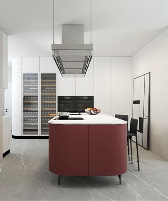 Professional Melamine Luxury Kitchen Cabinet Set Modern Kitchen Cabinet Design