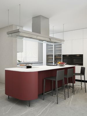 Professional Melamine Luxury Kitchen Cabinet Set Modern Kitchen Cabinet Design