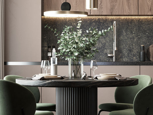Lacquer Kitchen Cabinets High-end Quality Kitchen Furniture Customized Size