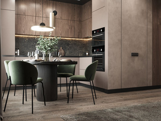 Lacquer Kitchen Cabinets High-end Quality Kitchen Furniture Customized Size