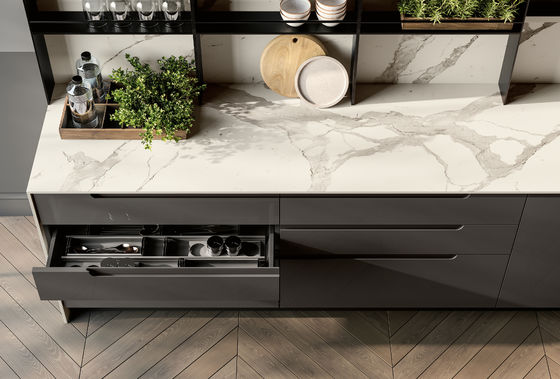 Modern Kitchen Cabinet Modular Melamine Customized Kitchen Furniture Cabinet Set
