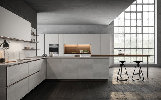 Factory Supply Kitchen Cabinets L-Shaped Kitchen Cabinet Simple Styles Kitchen Cabinet Set