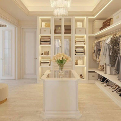 Bedroom Modern Closet Wooden Wardrobe Combination Closets For Clothes
