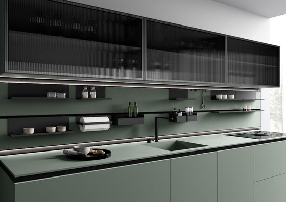 Custom Design Home Kitchen Cabinet Modular Modern Kitchen Furniture With Kitchen Sink