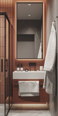 Modern Style Storage Cabinet Bathroom Wall Mounted Wooden Support for Custom Waterproof Floating Vanity