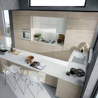 2024 New Custom Kitchen Cabinets Modular Kitchen Furniture Solid Wood Kitchen Cabinet For Apartment