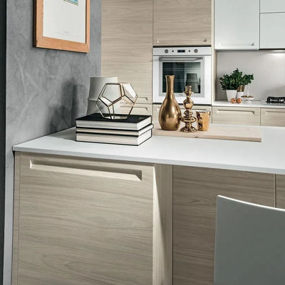 2024 New Custom Kitchen Cabinets Modular Kitchen Furniture Solid Wood Kitchen Cabinet For Apartment