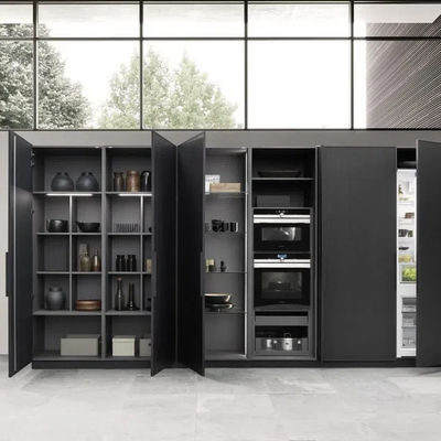 Multifunctional Solid Wood Modern Design Kitchen Furniture Solid Wood Kitchen Cabinet Sets