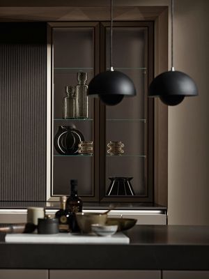 2024 New Custom Color Design Luxury Wood Veneer Kitchen Cabinet With Island Cupboards For Kitchen