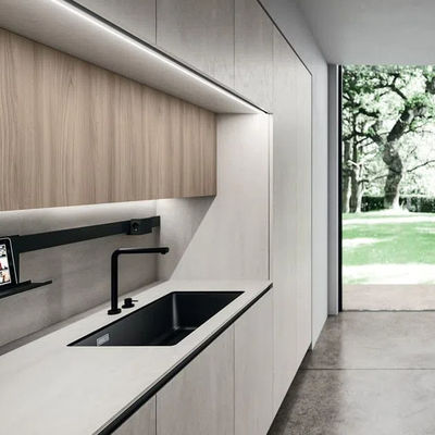 Hot Selling Metallic Lacquer Kitchen Cabinet Modern Designs Modular Wood Waterproof Kitchen Cabinet