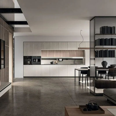 Hot Selling Metallic Lacquer Kitchen Cabinet Modern Designs Modular Wood Waterproof Kitchen Cabinet